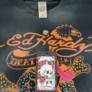 Vintage 2000s! NWT Ed Hardy T-Shirt Men's Size M. Made in USA!